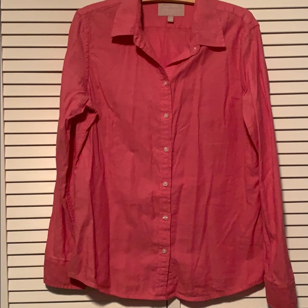 Banana Republic button down fitted oxford